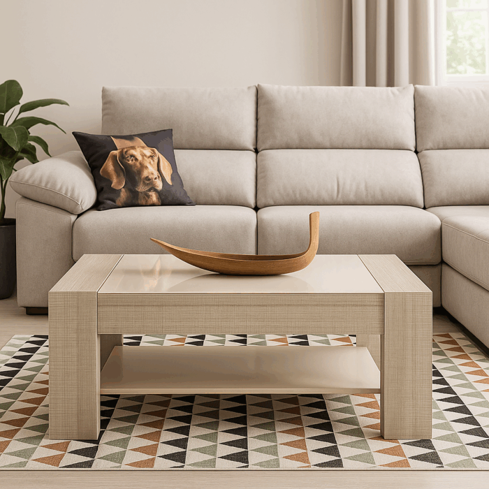 Mesa de centro elevable