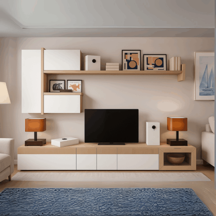 Mueble salón Hache