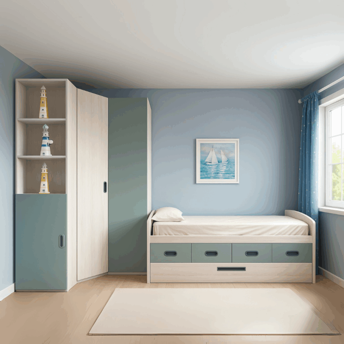 Composición dormitorio juvenil