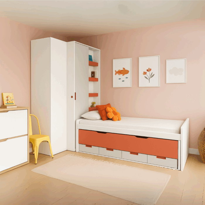 Composición dormitorio juvenil