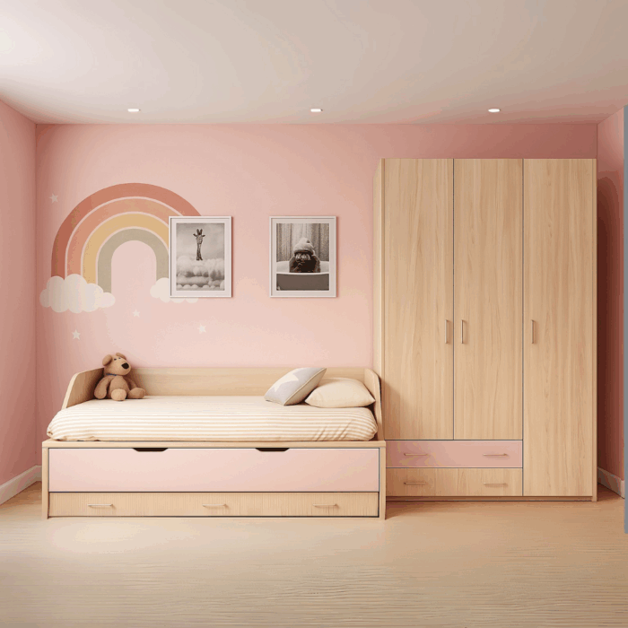 Composición dormitorio juvenil